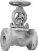 Клапан запорный (вентиль) стальной  проходной фланцевый 15с18п